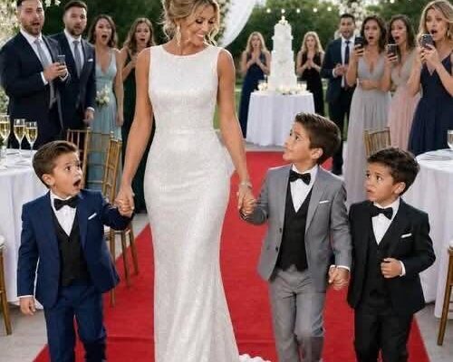 I took my 4-year-old triplets to my millionaire ex-husband’s wedding and his family’s reaction was chilling