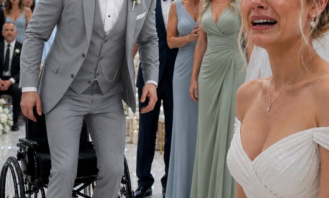 My parents and younger sister laughed loudly at my wedding. “Of course only a cripple would marry a failure like…